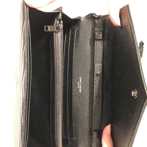 YSL Saint Laurent Black Monogram Bag - Picture 6 of 11